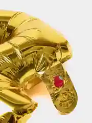 Золотой фольгированный шар Цифра, 16 дюймов