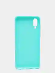 Бирюзовый чехол Samsung Galaxy A02 (2021), силиконовый
