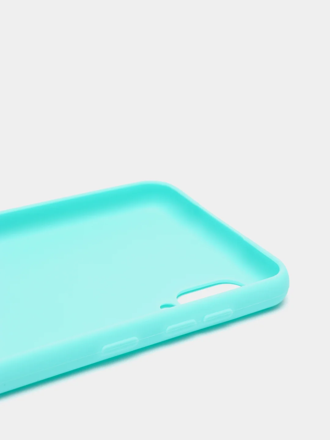 Бирюзовый чехол Samsung Galaxy A02 (2021), силиконовый