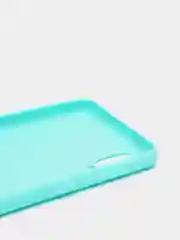 Бирюзовый чехол Samsung Galaxy A02 (2021), силиконовый