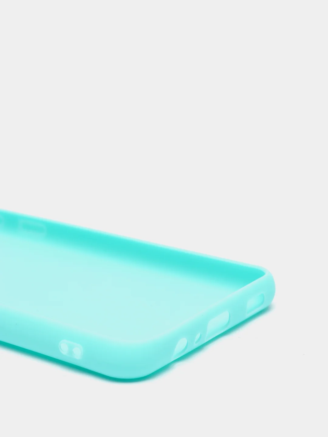 Бирюзовый чехол Samsung Galaxy A02 (2021), силиконовый