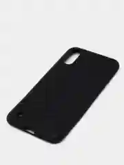Черный чехол Samsung Galaxy A01, Самсунг Галакси А01 плетеный силиконовый