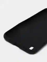 Черный чехол Samsung Galaxy A01, Самсунг Галакси А01 плетеный силиконовый