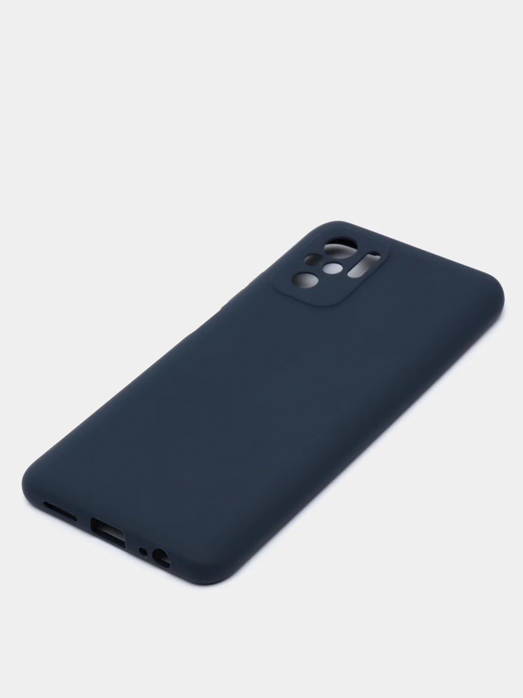 Синий чехол Xiaomi Redmi Note 10 / Note 10s, силиконовый