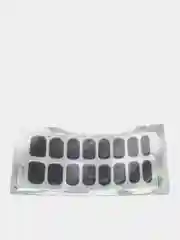 Угольный лаковые полоски втирка фольга накладные ногти наклейки для ногтей дизайн ногтей блестки