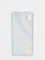Лазурный чехол Samsung Galaxy A10, Самсунг Галакси А10 силиконовый с мраморным рисунком