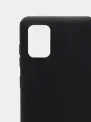 Угольный чехол Samsung Galaxy A31 черный силиконовый (Самсунг Галакси А31)
