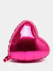Фуксия фольгированный шар сердце 19", 49 см