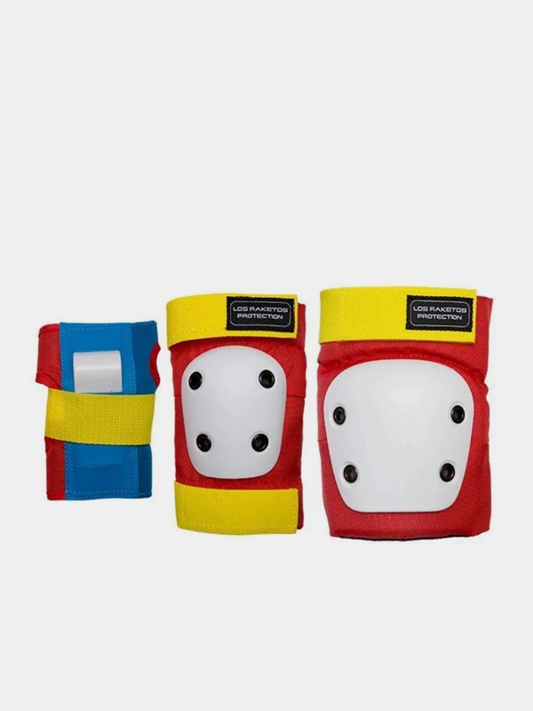 Защита детская COSMOKIDZ combo LRC-003, красно-голубая, S