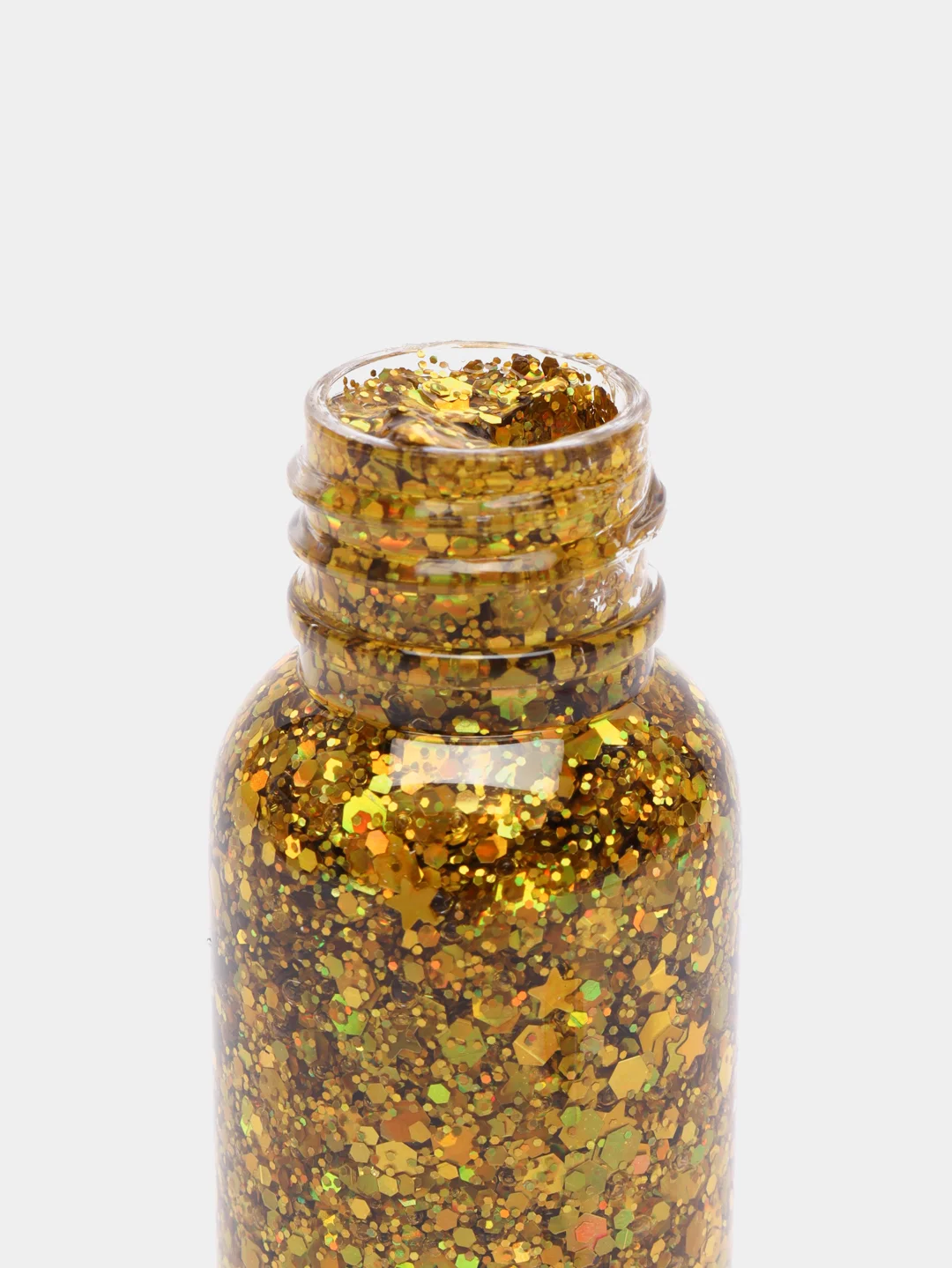 Золотой глиттер - гель для лица, тела и волос, блестки Handaiyan Glitter 9 цветов