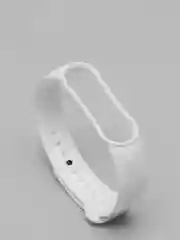 Белый силиконовый ремешок для фитнес-браслетов Xiaomi Mi Band 5 / 6
