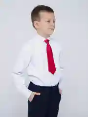 Бордовый галстук детский, на резинке