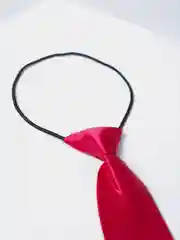 Бордовый галстук детский, на резинке