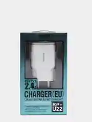 Блок питания 2USB Remax RP-U22 2, 4 A, белый