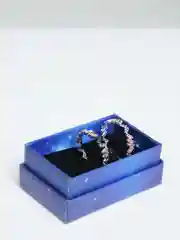 Геометрические серьги из медицинского сплава, круглые