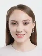 Геометрические серьги из медицинского сплава, круглые