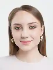 Серьги геометрические, золотистые