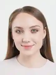 Серьги с камнями, из медицинского сплава