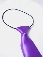 Фиолетовый галстук детский, на резинке