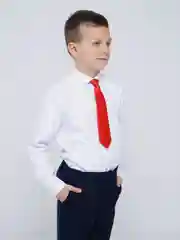 Красный галстук детский, на резинке