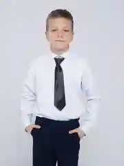 Черный галстук детский, на резинке