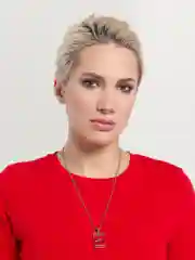 Серебряный цепочка на шею "лезвие", "геометрия", "хип-хоп"