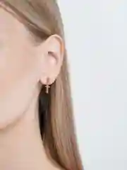 Серьги-гвоздики из стали с подвеской-крестиком, Xuping