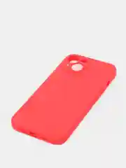 Красный чехол для iPhone 11, 13, 13 Pro, 13 Pro Max, 12, 12 Pro, 12 Pro Max, силикон