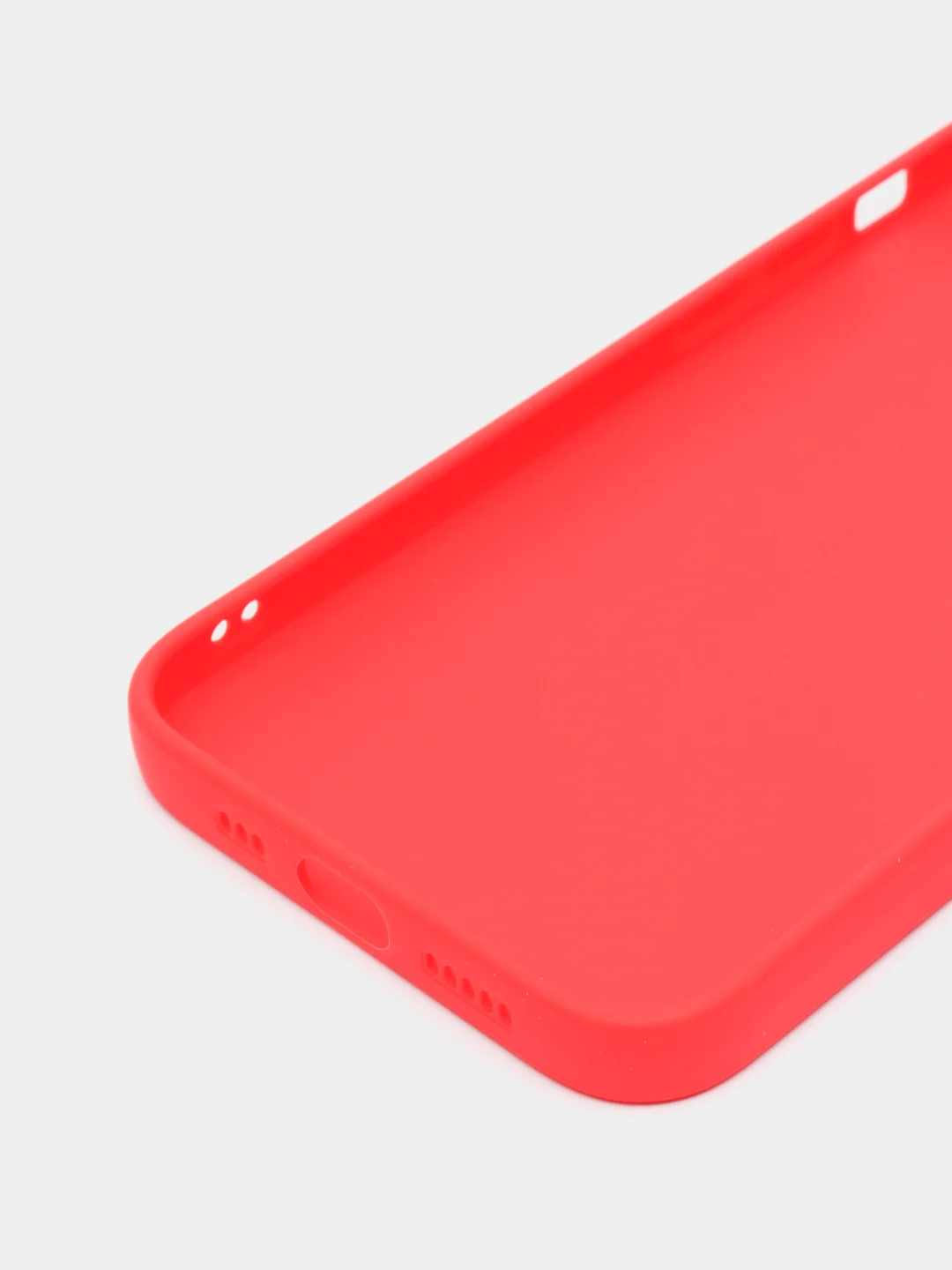 Красный чехол для iPhone 11, 13, 13 Pro, 13 Pro Max, 12, 12 Pro, 12 Pro Max, силикон