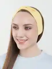 Лимонный повязка на голову женская, повязка для волос