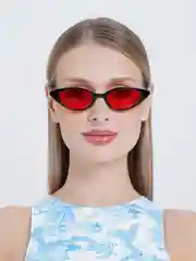Алый солнцезащитные очки в форме "Кошачий глаз"