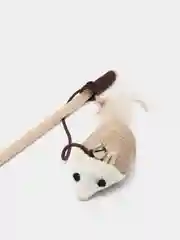 Белый игрушка дразнилка для кошек