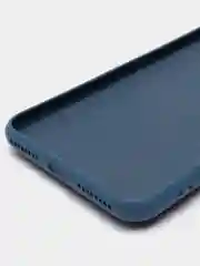 Темно-синий чехол силиконовый с кольцом на iPhone 7 Plus / 8 Plus