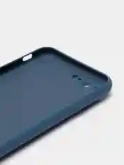 Темно-синий чехол силиконовый с кольцом на iPhone 7 Plus / 8 Plus