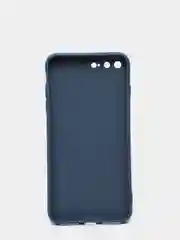 Темно-синий чехол силиконовый с кольцом на iPhone 7 Plus / 8 Plus