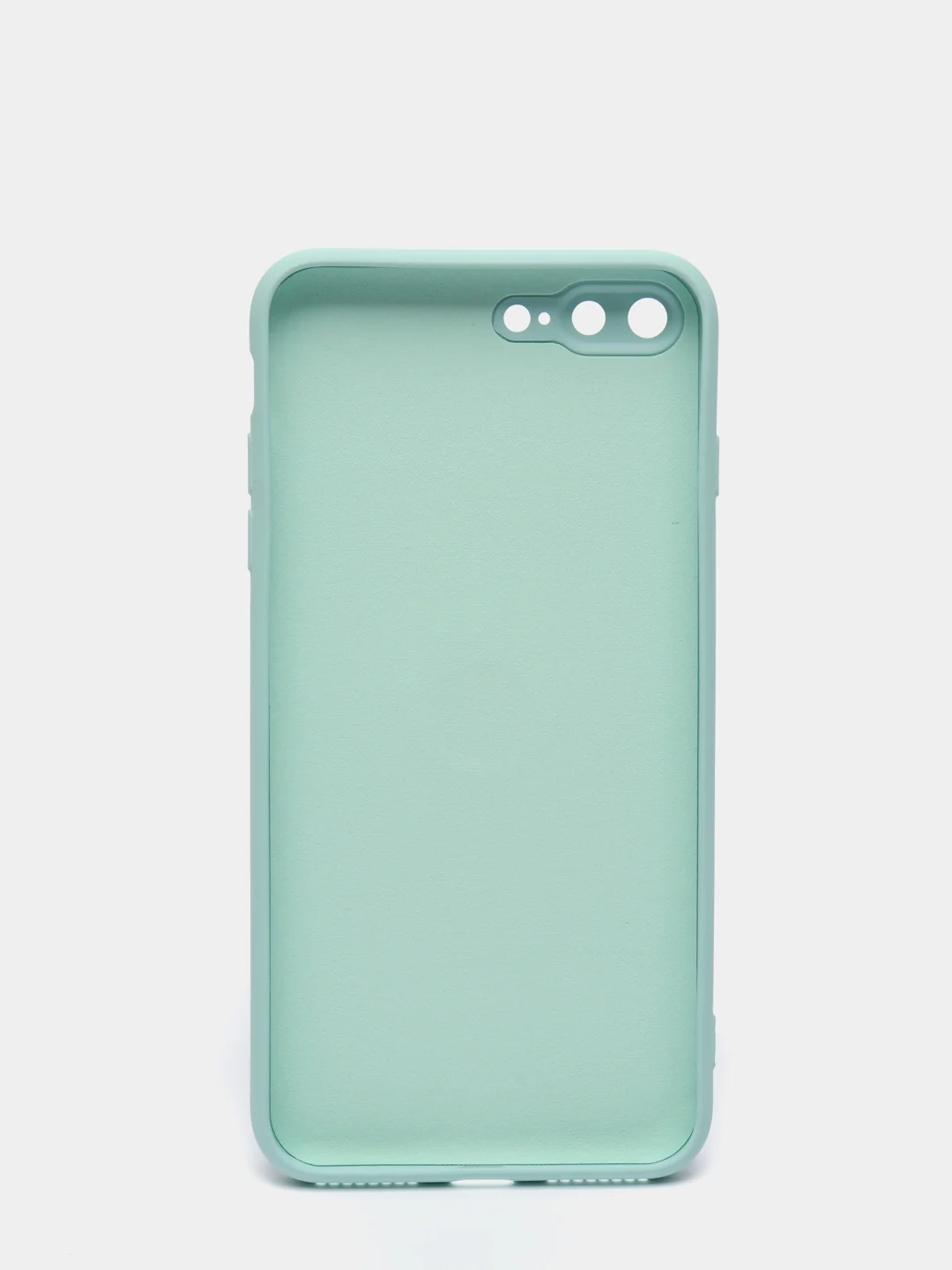 Бирюзовый чехол силиконовый с кольцом на iPhone 7 Plus / 8 Plus