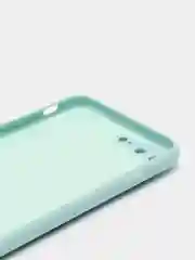 Бирюзовый чехол силиконовый с кольцом на iPhone 7 Plus / 8 Plus