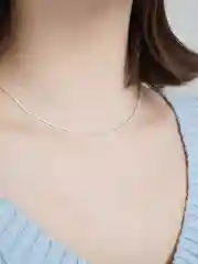 Серебряный цепочка на шею женская, цвет золото, серебро