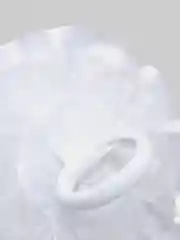 Белый бантики на резинке / Школьные банты /