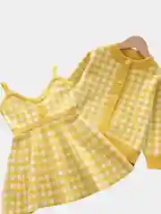 Комплект сарафан и кардиган