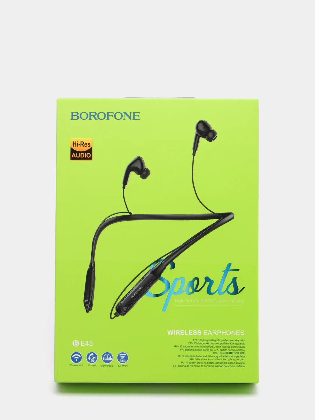 Bluetooth наушники Borofone BE45 Delightful, внутриканальные, чёрные