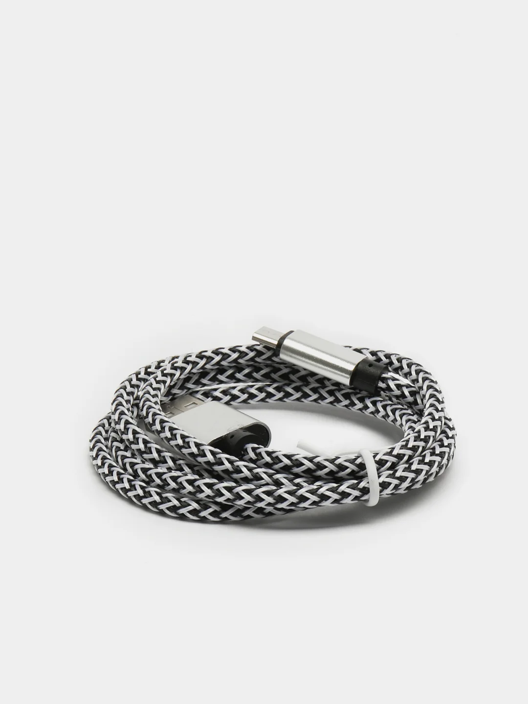 Серебряный кабель micro USB, Type-C, для зарядки и передачи данных