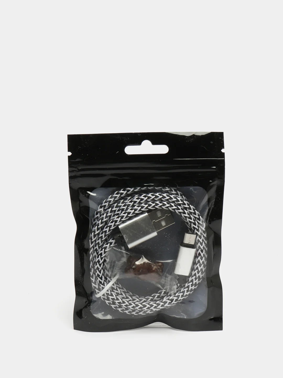 Серебряный кабель micro USB, Type-C, для зарядки и передачи данных