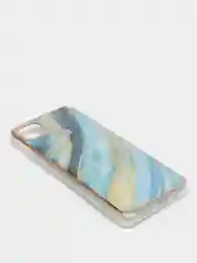 Лазурный чехол Xiaomi Redmi 9C, Redmi 9C NFC, Redmi 10A силиконовый с мраморным рисунком