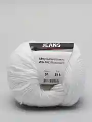 Белый пряжа YarnArt Jeans, 50 г, 160 м