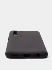 Черный чехол силиконовый Huawei P Smart 2021 (Хуавей П Смарт 2021) с защитой камеры