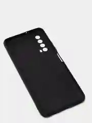 Черный чехол силиконовый Huawei P Smart 2021 (Хуавей П Смарт 2021) с защитой камеры