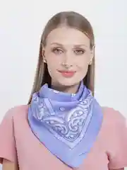 Лазурный бандана на голову/женская/мужская/платок женская/универсальная косынка