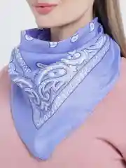 Лазурный бандана на голову/женская/мужская/платок женская/универсальная косынка
