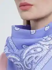 Лазурный бандана на голову/женская/мужская/платок женская/универсальная косынка